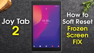 Joy Tab 2 How to Force Restart If the Screen Freezes | How to Soft Reset