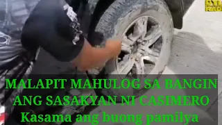 CASIMERO NA DISGRASYA ANG SASAKYAN.PAPUNTA SA MOTORCADE NILA NI MAYOR RICHARD GOMEZ