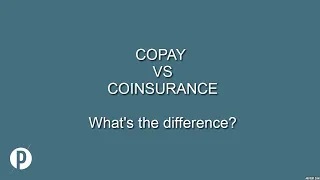 COPAY vs COINSURANCE: What's the difference?