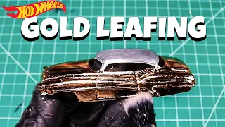 Painting Hot Wheels - GOLD LEAFING w/CANDY PAINT is Amazing!!!