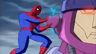 Spider Man meets the X-Men and tries the Danger Room | Spider-Man Animated Series (1994)