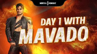 MK1 - The MINE TRAP might be CRAZY!! 1st Day playing Mavado in Kombat League