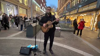 🇬🇧 [4K] JAN 2023, Street Performer GIO DARA Knightsbridge London