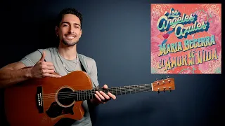 Cómo tocar "EL AMOR DE MI VIDA" de LOS ÁNGELES AZULES y MARÍA BECERRA | Tutorial de Guitarra