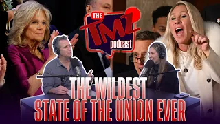 Jill Biden Kisses Doug & Marjorie Taylor Greene Heckles at State of the Union | The TMZ Podcast