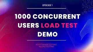 Demonstration of 1000 Users Load Test - PART 1