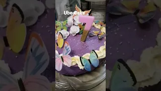 Ube Cake #shorts #ubecake #cake #pastrychef #cakeideas