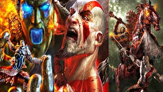 GOD OF WAR 2 - All Bosses / Boss Fights + Ending (4K 60FPS) REMASTERED