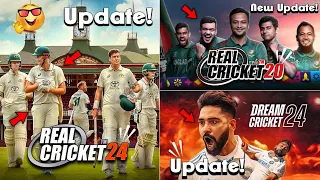 Real Cricket 24 1.5 Update PlayStore! Real Cricket 20 Update - Dream Cricket 24 & WCC3 Update!