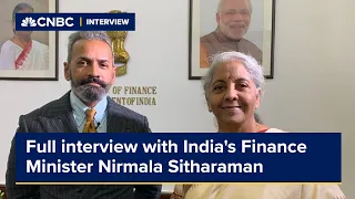 Full interview with India's Finance Minister Nirmala Sitharaman