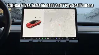 Physical Buttons Accessory for Tesla Model 3 And Y Center Console