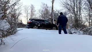 Kia Sorento Prime 2019 (дизель 2,2 200л.с.) в снегу на бездорожье.