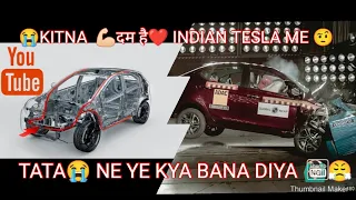 🙆🏻‍♂️TATA NE YE KYA BANA DIYA 😭😭 CRASH ⭐TEST INDIAN TESLA 🔥#TATA #NCAP