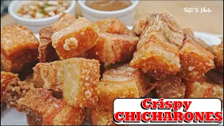 CHICHARRONES | SUPER CRISPY LECHON KAWALI Bites Filipino Style | Crispy Pork Belly