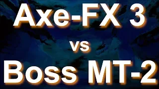 Axe-FX III Drive Block M-Zone Distortion vs. Boss MT-2 Pedal comparison (Does it sound identical?)