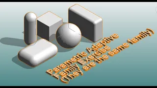 Everyday Revit (Day 402) - Adaptive Family Exercise (Parametric Box with Rounded Corner)