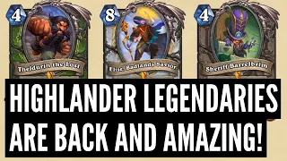 PRIEST and HUNTER HIGHLANDER LEGENDARIES! Insane MAGE card! | Badlands Review