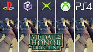Medal of Honor Frontline (2002) PS2 vs GameCube vs XBOX vs XBOX 360 vs PS4