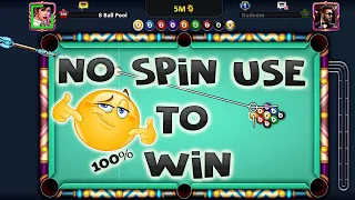 No Spin Use To Win Trick Shots 8 Ball Pool 9 Ball 1 Shot Win 🤔 8 Ball Pool Winning Tricks 😍