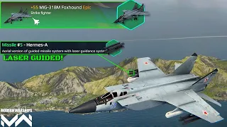 MIG-31BM Foxhound Strike Fighter Full Review and Test | Modern Warships Alpha Test
