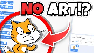 I Made a Scratch Game Using NO ART ❌🎨 impossible?!