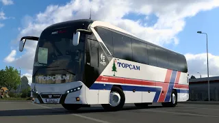 Обзор мода: NEOPLAN TOURLINER EURO 6 для Euro Truck Simulator 2 (v1.49.x)