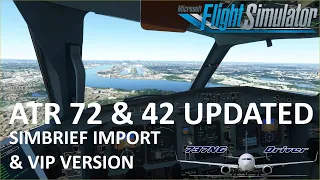 ATR 72/42 UPDATE | SIMBRIEF IMPORT & VIP VERSIONS added | Antwerp - LONDON CITY | Real Airline Pilot