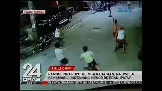 24 Oras: Rambol ng grupo ng mga kabataan, nauwi sa pamamaril