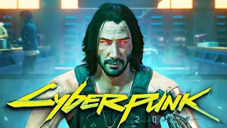 КИАНУ РИВЗ НА СТРИМЕ  ПО Cyberpunk 2077 - ПОЛНОЕ ПРОХОЖДЕНИЕ!