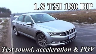 VW Passat - TEST DRIVE/LIGHTS/ACCELERATION - 1.8 TSI 180 HP