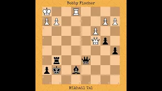 Bobby Fischer vs Mikhail Tal | Bled-Zagreb-Belgrade Candidates, 1959 #chess