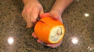 How to Peel an Orange Mess Free