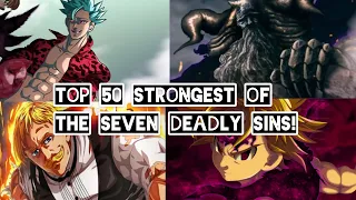 Seven Deadly Sins - Top 50 Strongest Characters