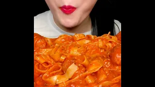 SUB)Cheese Rosé Tteokbokki, Gimbap, Deep-fried food Mukbang ASMR Eating Sounds#853