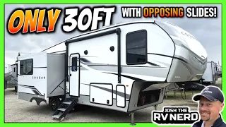 Only 30ft ➕ Awesome New Improvements! 2024 Cougar 27SGS Fifth Wheel by Keystone RV