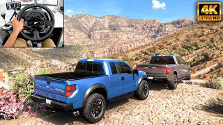 Ford F-150 SVT Raptor & F150 Lightning |OFFROAD CONVOY| Forza Horizon 5|Thrustmaster T300RS gameplay