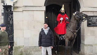 Check out These Moments with the King's  Guard Horse at Horse Guards in London