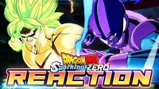 THIS GAME LOOKS AMAZING! NEW SPARKING ZERO GAMEPLAY SHOWCASE REACTION! | Dragon Ball Legends