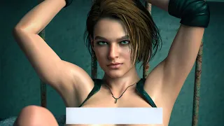 Lingerie Latex Hot Try on Jill Valentine Resident Evil 3 Remake Gameplay Mod Showcase #1