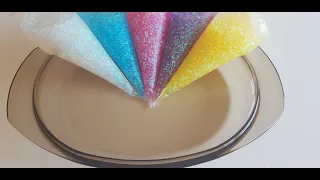 Making Crunch Slime with Piping Bags! Most Satisfying Slime Video★ASMR★ASMR​