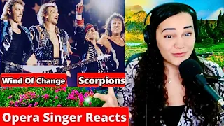 Scorpions "Wind of Change" FIRST TIME REACTION | Opera Singer and Vocal Coach Reacts LIVE
