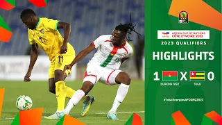 Burkina Faso 🆚 Togo | Highlights - #TotalEnergiesAFCONQ2023 - MD3 Group B