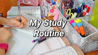 My Study Routine as a 8th grader | Syeda Warisha