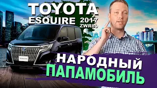 Тойота Эсквайр гибрид 🎯  народный ПАПАмобиль Toyota Esquire 2017 ZWR80. Батарейка 25