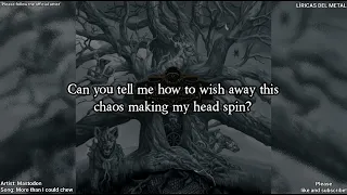 MASTODON - MORE THAN I COULD CHEW (LYRICS ON SCREEN)