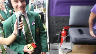 My School Rocks: Hoërskool Linden's Rubik's cube challenge