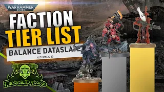 Which 40k Factions Are BEST!? | Autumn Dataslate Faction Tier List