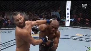 Kamaru Usman KOs Jorge Masvidal UFC 261 Slow Motion