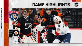 Panthers @ Flyers 10/23/21 | NHL Highlights