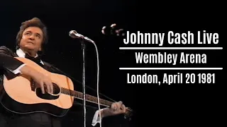 Johnny Cash Live at Wembley Arena | London, April 20 1981 | Remastered